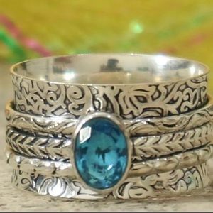 Sterling silver 925 spinner ring